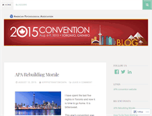 Tablet Screenshot of apaconvention.com